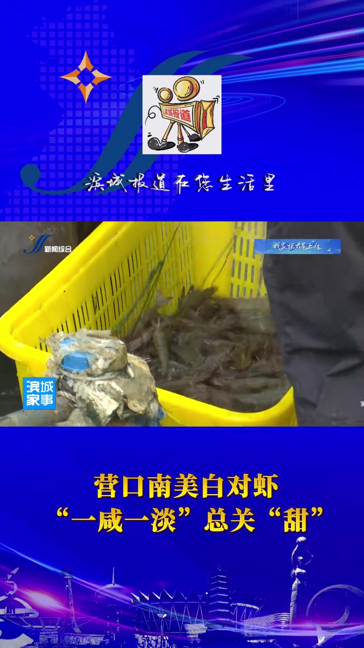 营口南美白对虾 “一咸一淡”总关“甜”