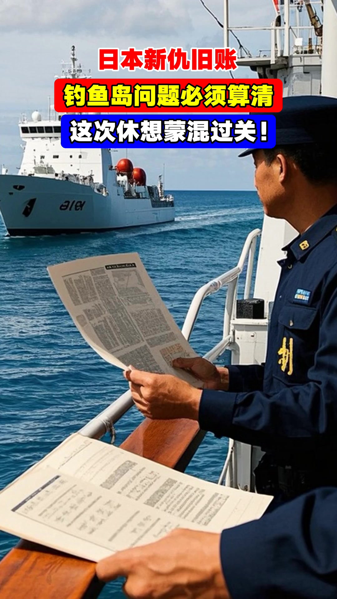 日本新仇旧账，钓鱼岛问题必须算清，这次休想蒙混过关！