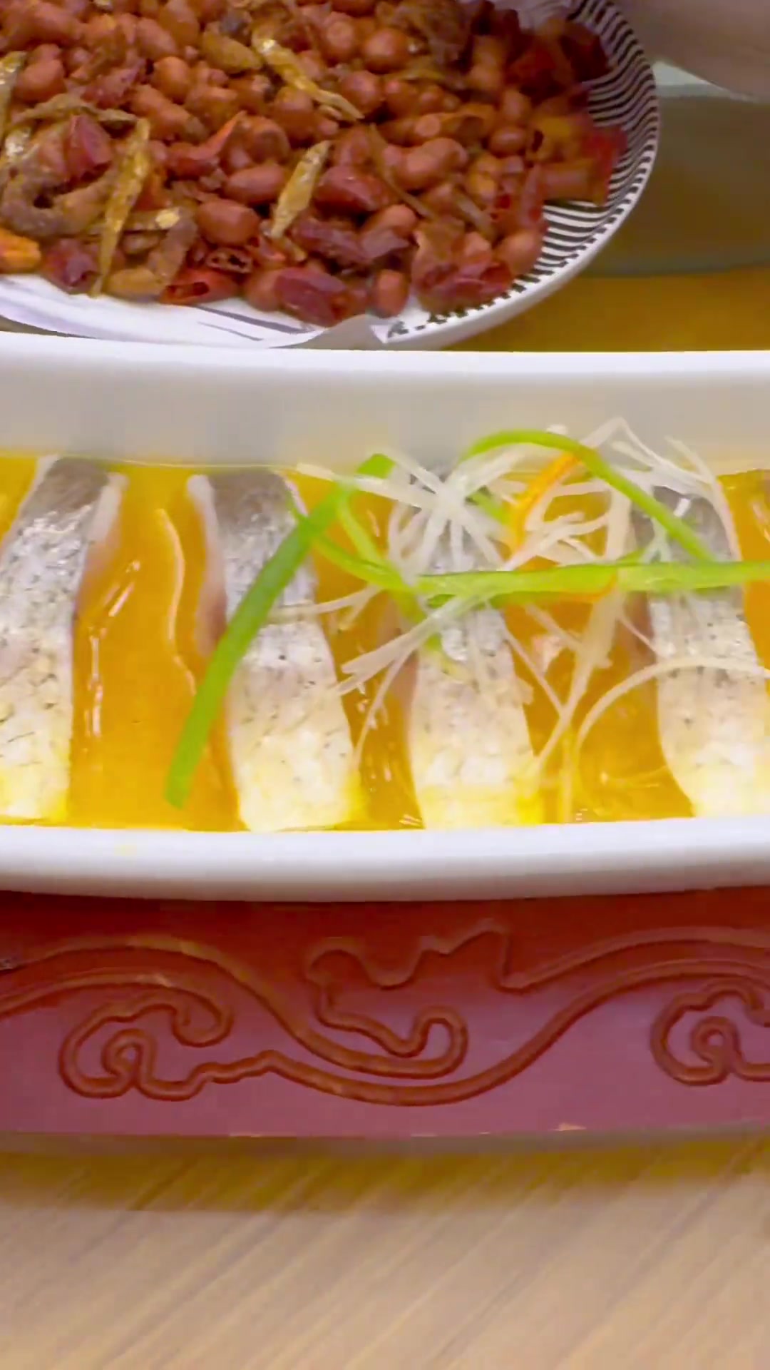 淮扬菜太湖三白、鸡汁太湖白鱼