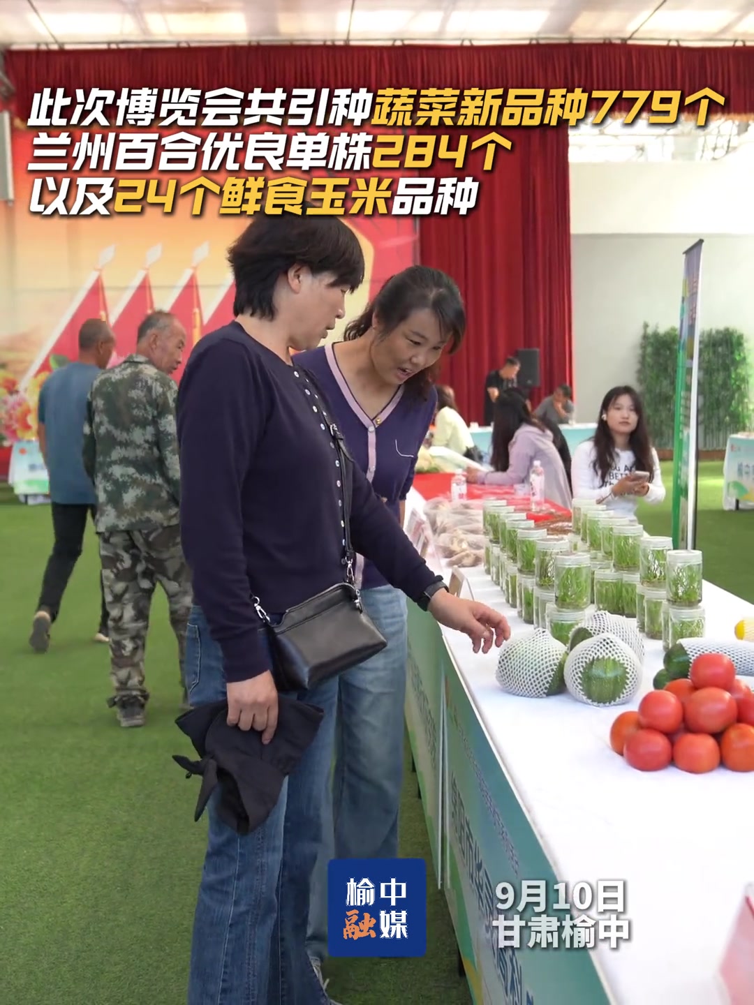 高原夏菜新品博览会在榆中开幕 千余品种汇聚甘肃康源现代农业产业园(榆中融媒记者 李颖 杜莹