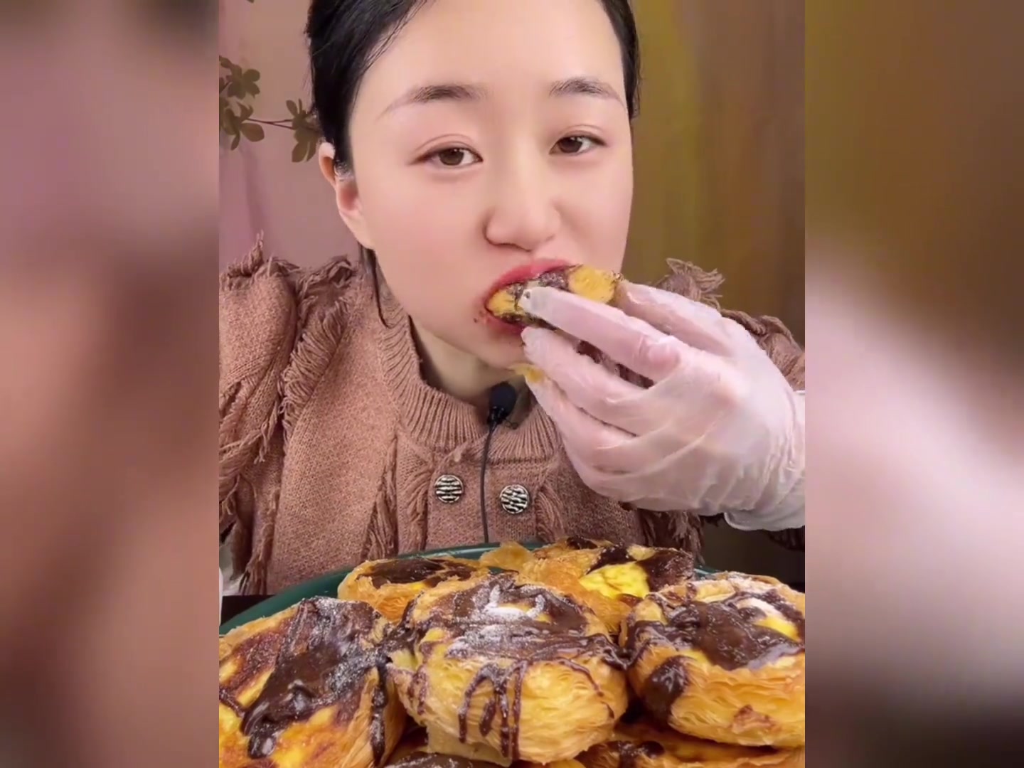 酥脆的巧克力蛋挞,一顿吃10个这热量真的超标了