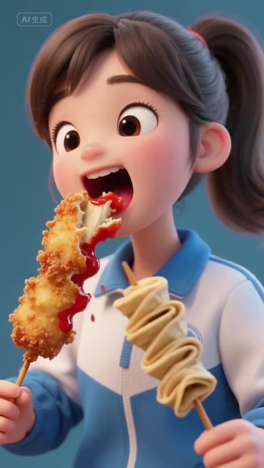 AI上济宁味|豆腐脑蛙鱼+炸串 济宁人的下午茶在济宁人心中,油炸串配豆腐脑、蛙鱼才是下午茶