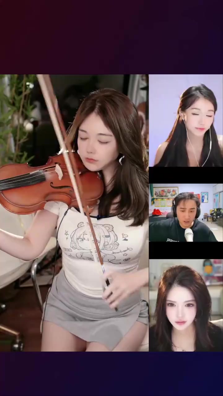 刘飞儿小提琴震惊蒋一帆:这明显就是大提琴嘛,G大调的!