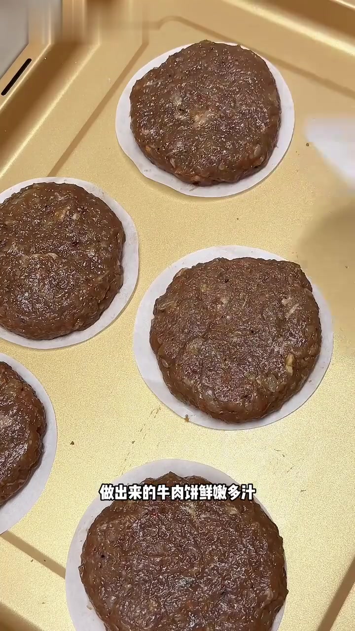 自学烘焙vlog自用汉堡牛肉饼配方分享!爆汁儿可夹万物～