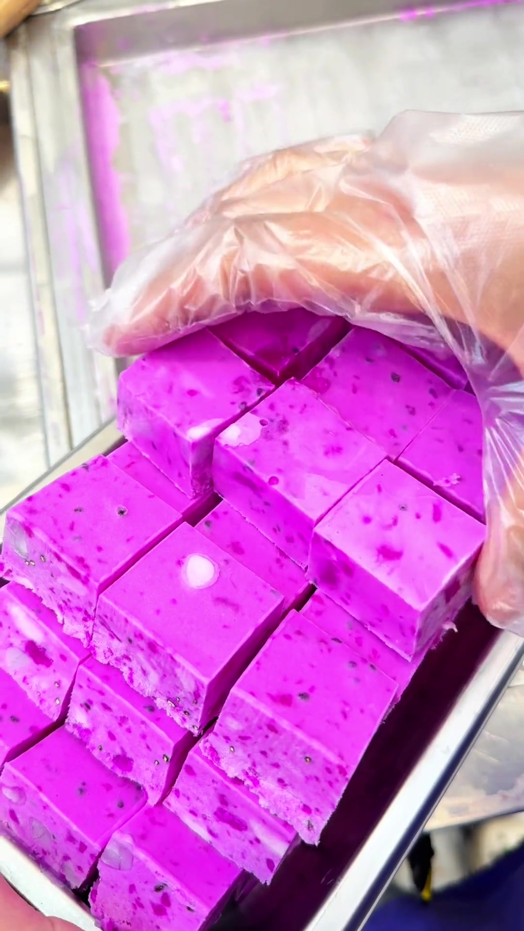 红心火龙果厚切炒酸奶沉浸式原声制作