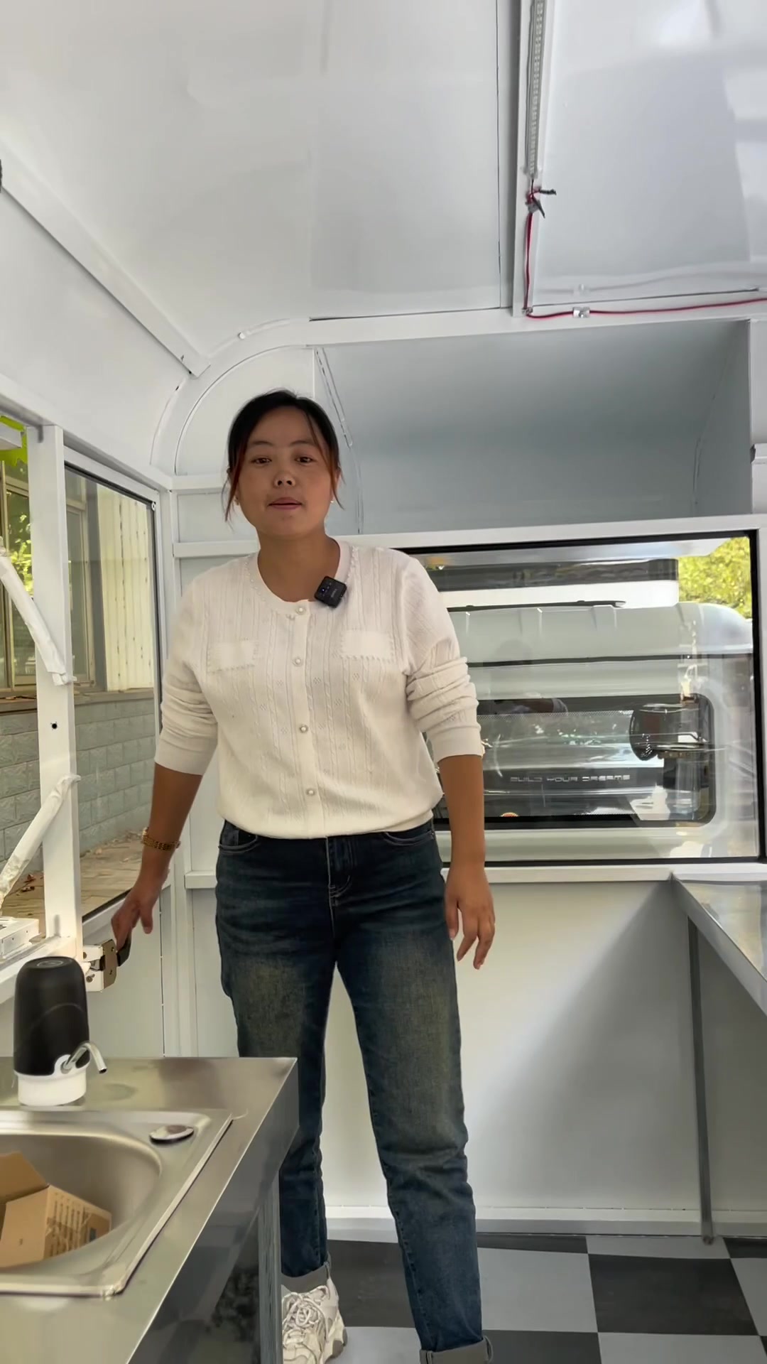 电动三轮小吃车多功能炸串烧烤早餐车