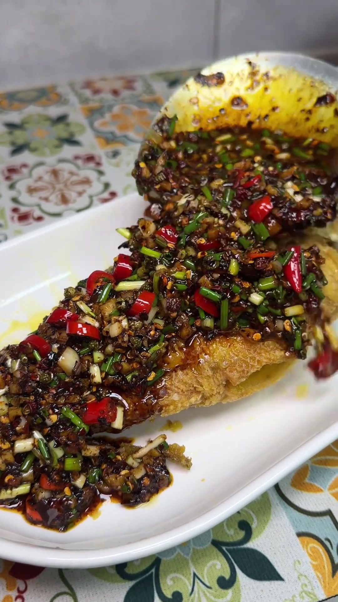 分享家常炝锅鱼做法,糊辣怪噜鱼来啦