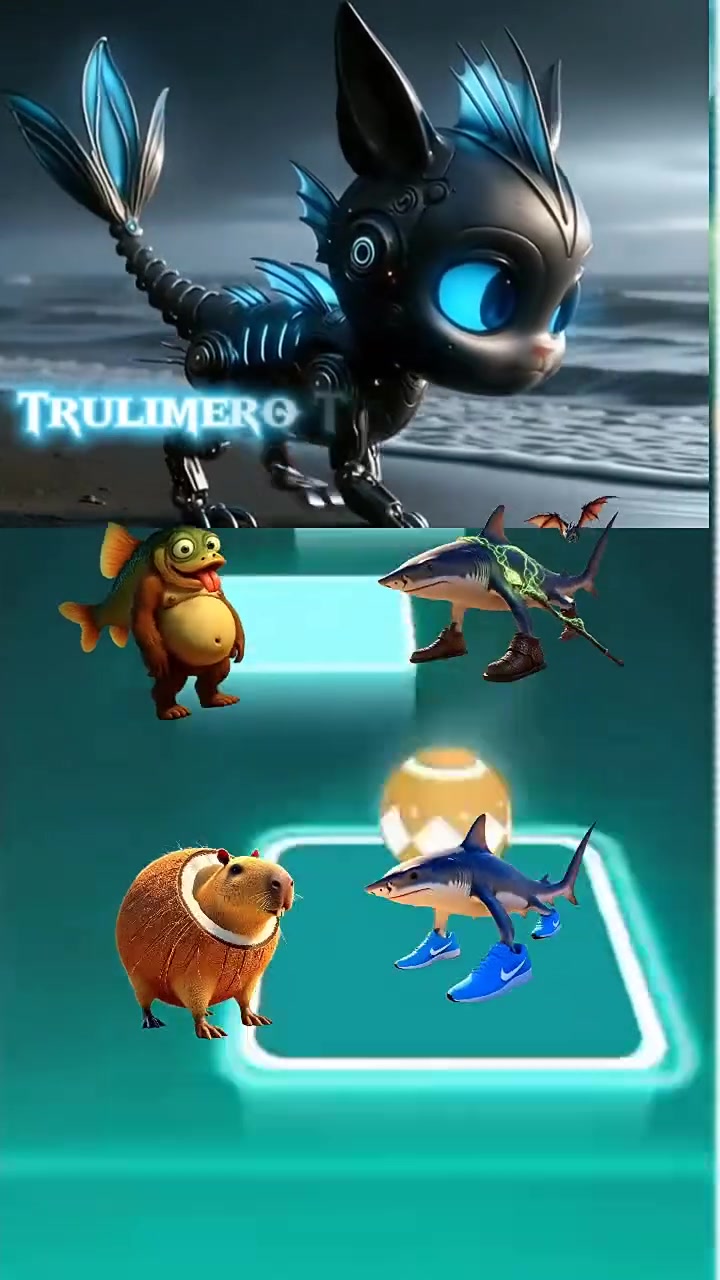 外国山海经 耐克鲨鱼 卡布奇诺 tungtungtungsahur