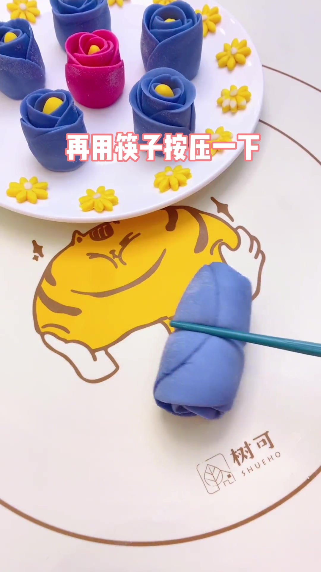 好看好吃的花样馒头,玫瑰花馒头教程来啦!