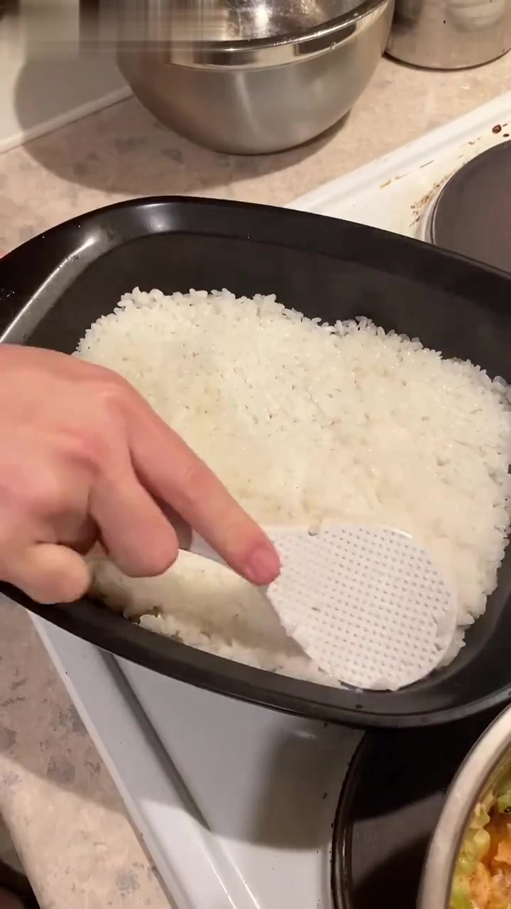 英文晚餐vlog·今天不吃白人饭了,吃sushi bake/烤寿司