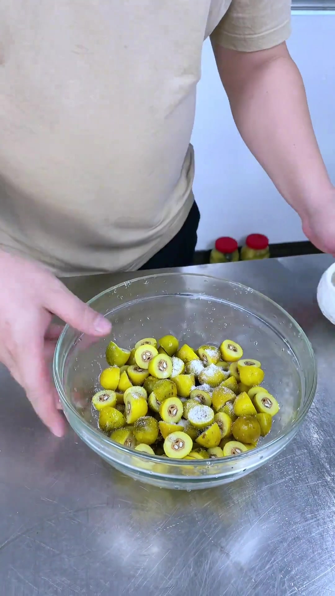 潮汕杂咸浸橄榄,家庭常备,早餐配粥解腻!