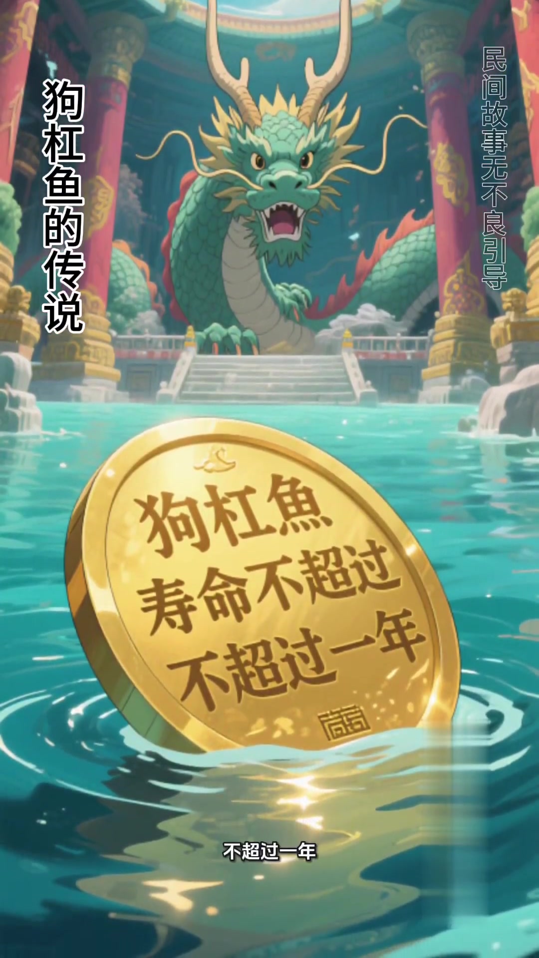 狗杠鱼的传说,一年长一尺,十年长一丈,百年赶上老龙王