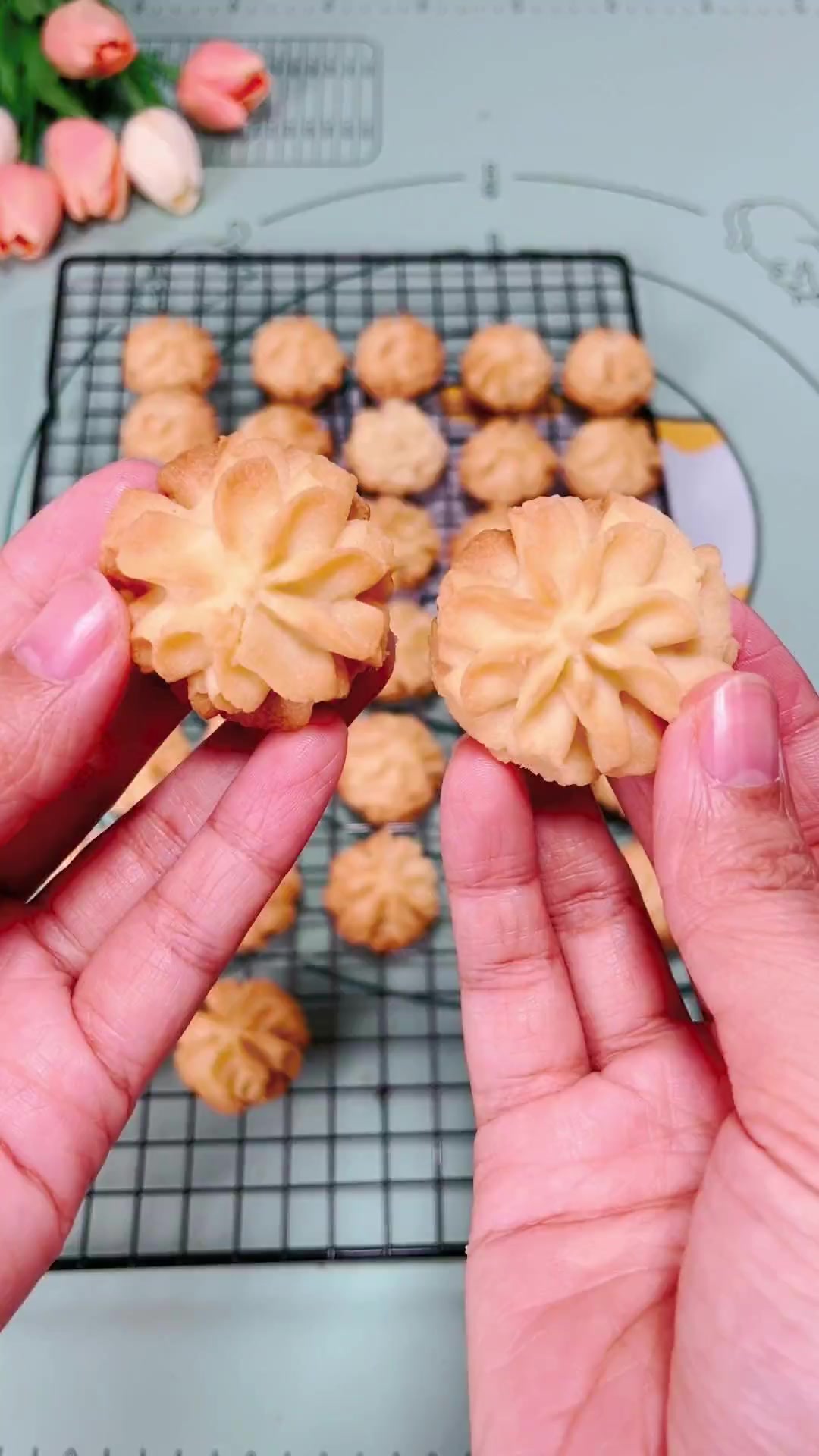 自制经典黄油曲奇,小白一次成功,酥脆奶香足