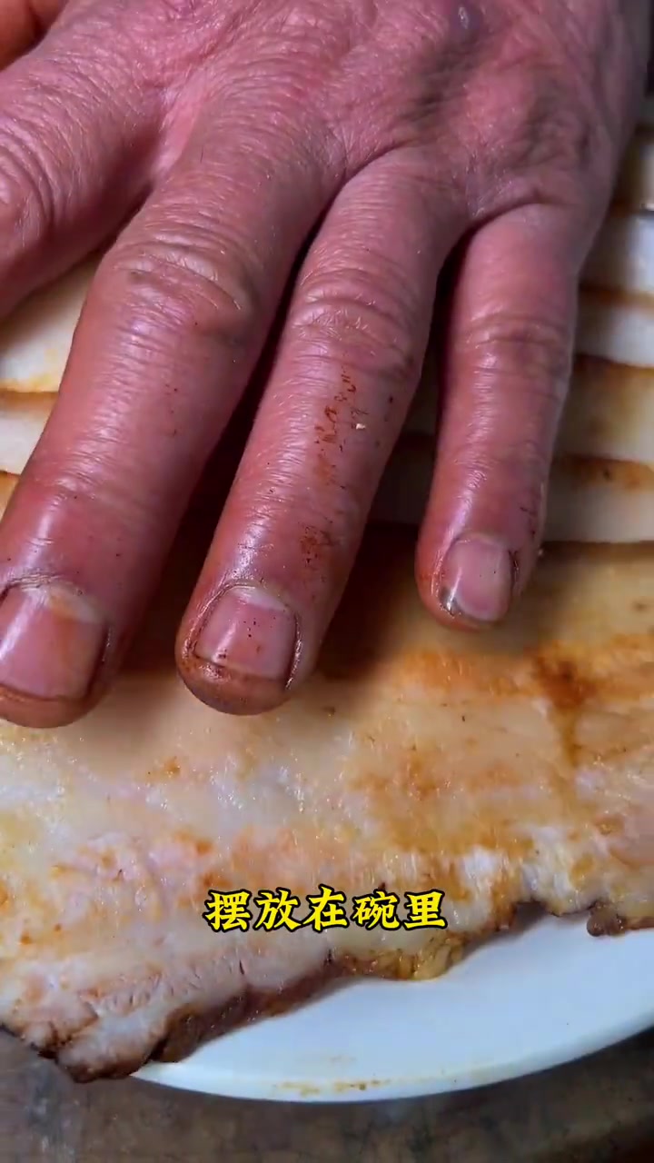 四川农村九大碗之一:芽菜扣肉