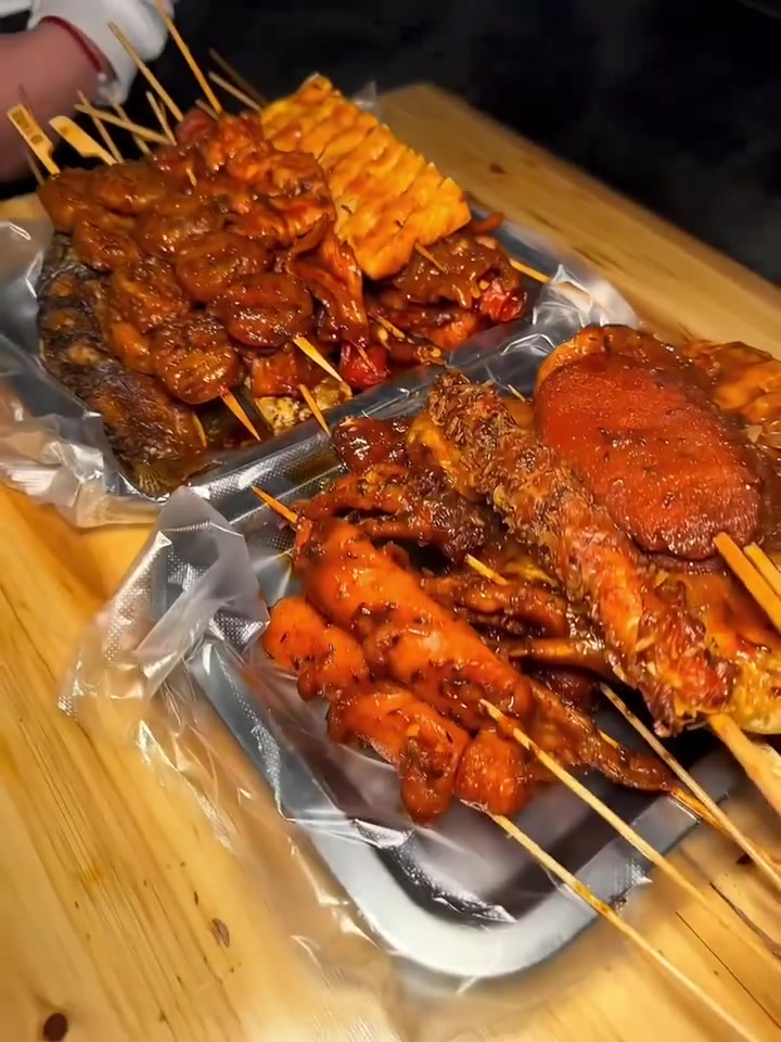 想吃烧烤炸串了