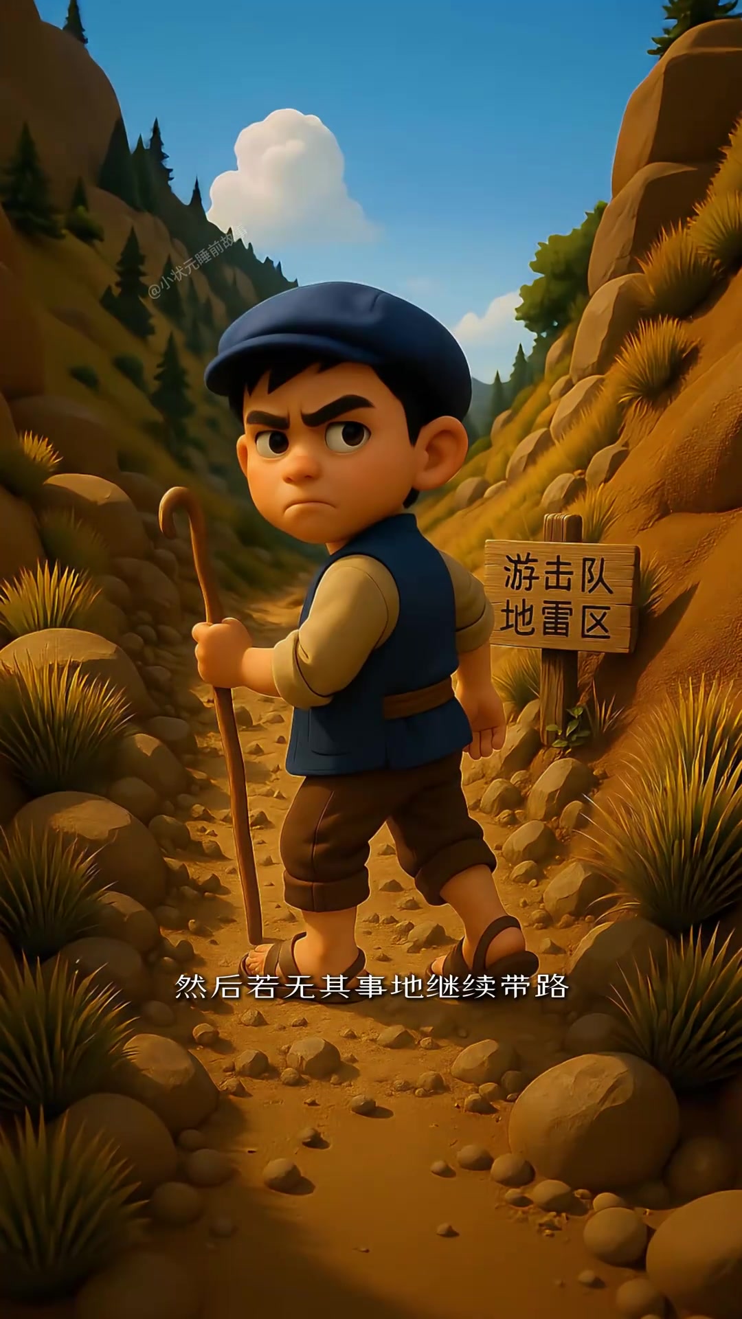 红色经典故事《鸡毛信-竖屏版》