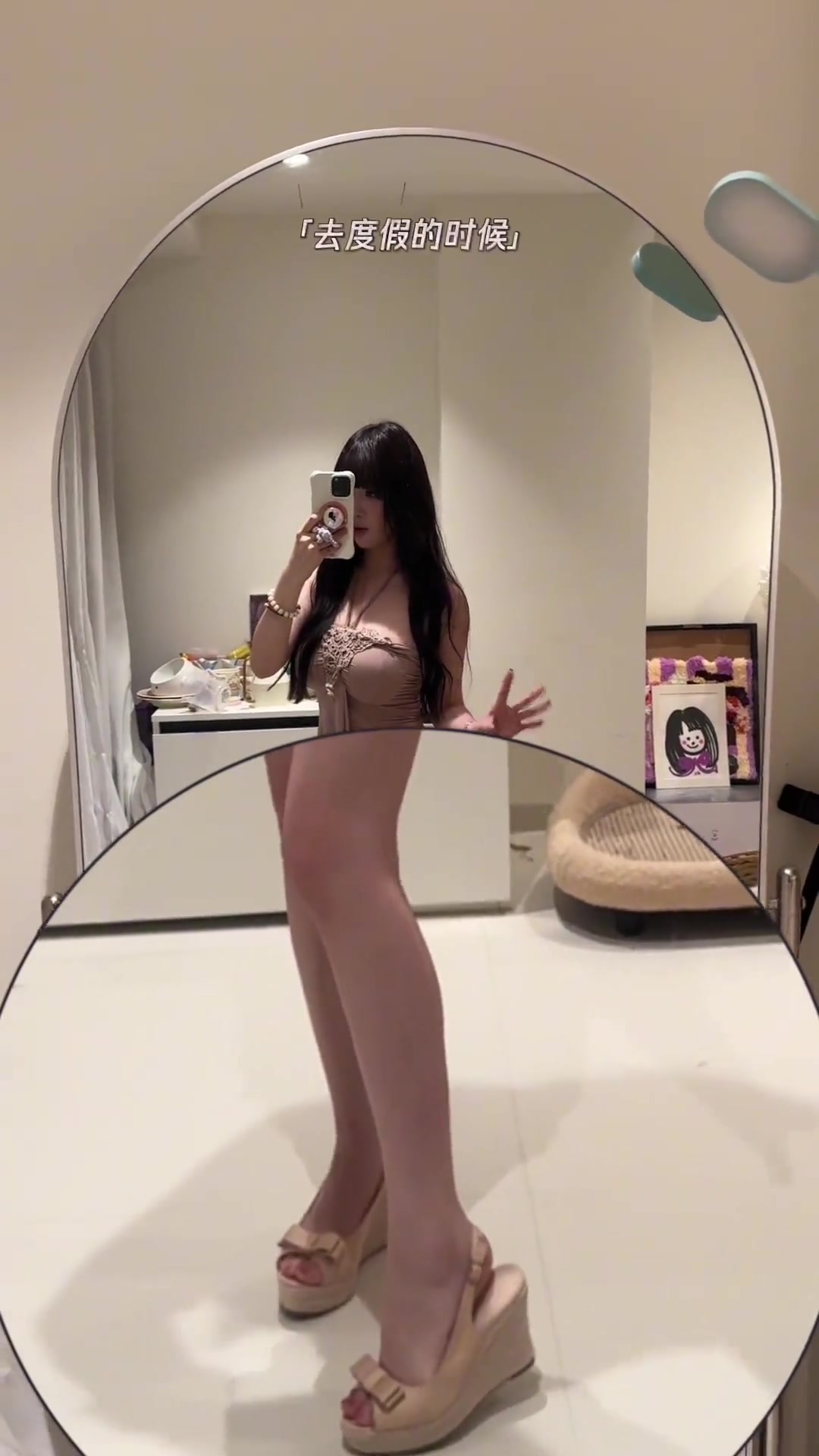 巨好穿巨好看的坡跟凉鞋来