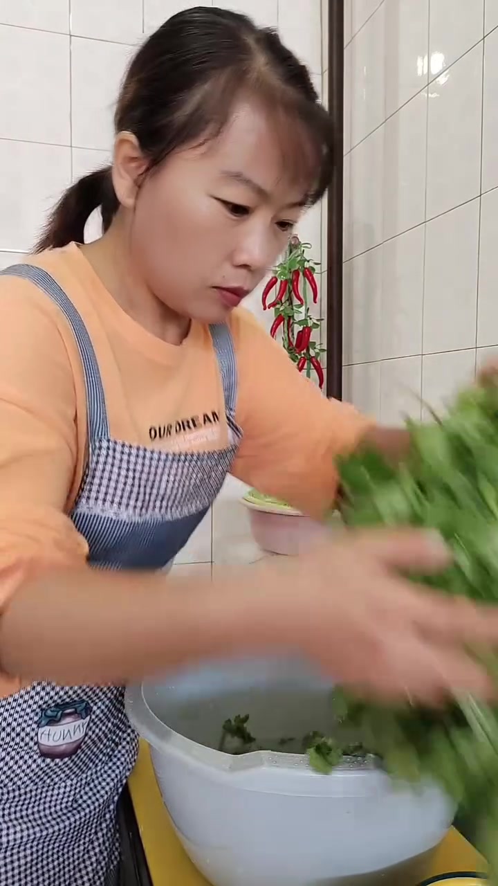 香菜猪肉饺子你们吃过吗?儿子说太好吃了,自己差点就吃了一盘