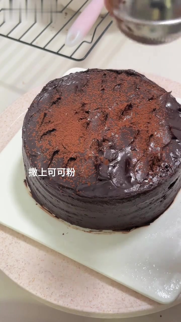 巧克力甘纳许蛋糕,巧克力脑袋的天堂