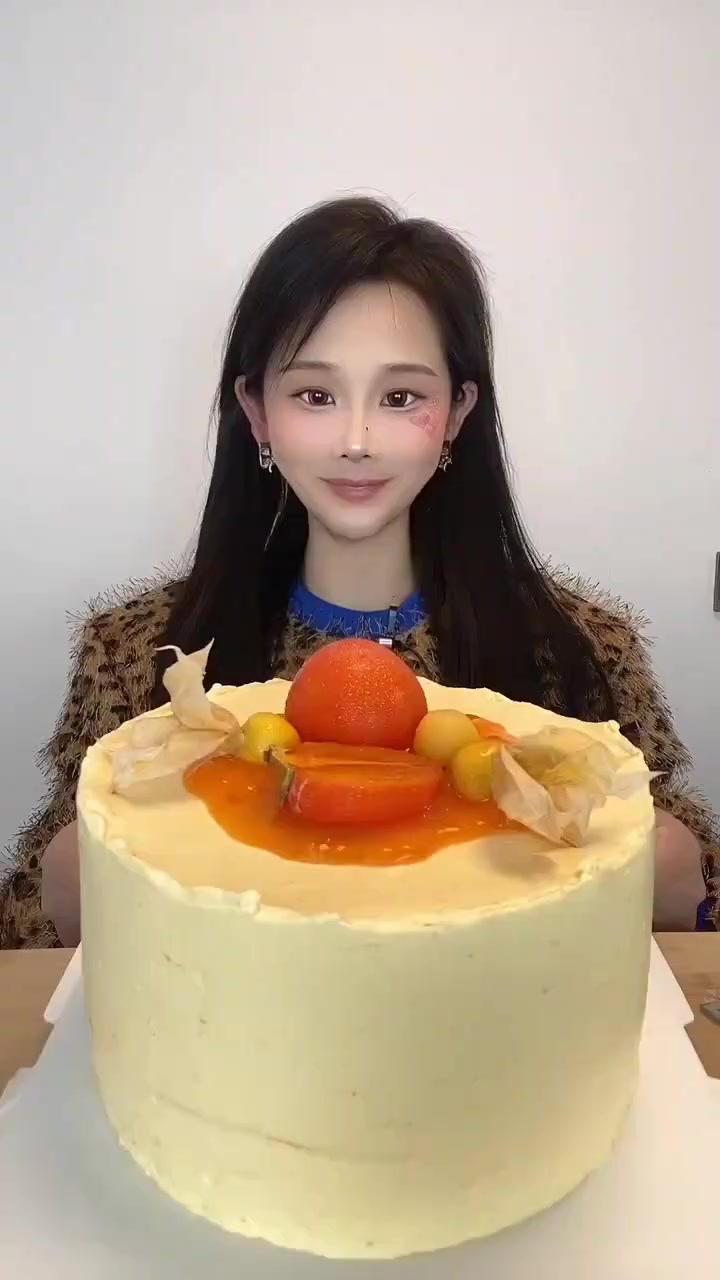 「爱奶油的倩倩」柿子千层;抹茶奥利奥蛋糕