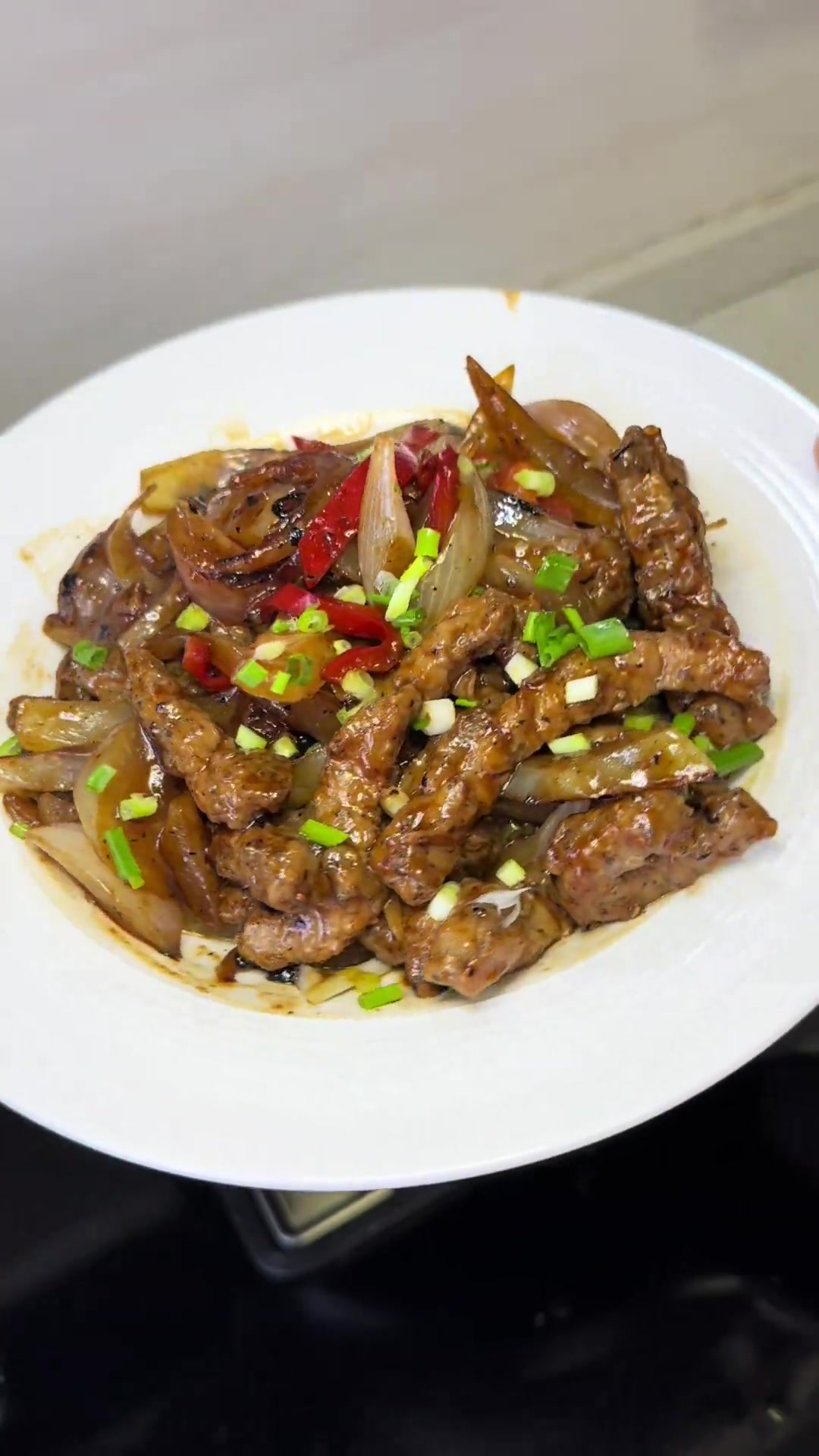 西红柿炒牛肉清炒豆角洋葱油焖肉胡萝卜炒