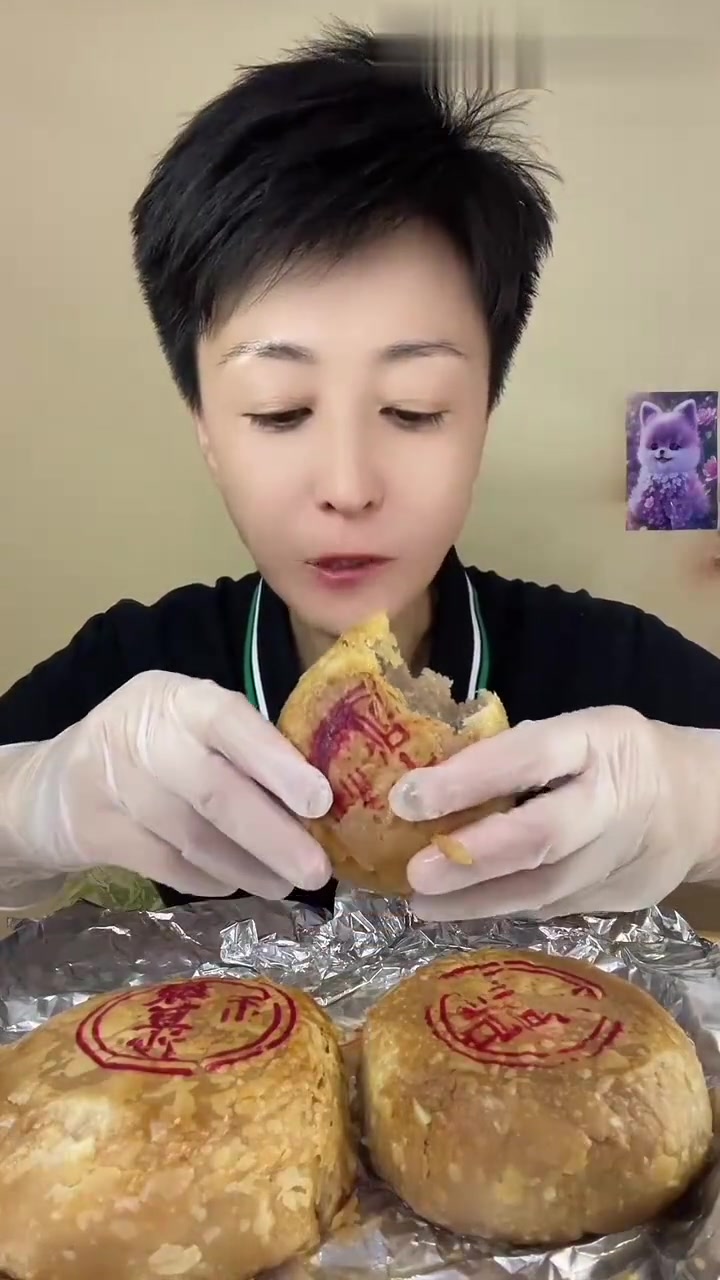 剪多余Ⅰ豆沙面包月饼老式蛋糕