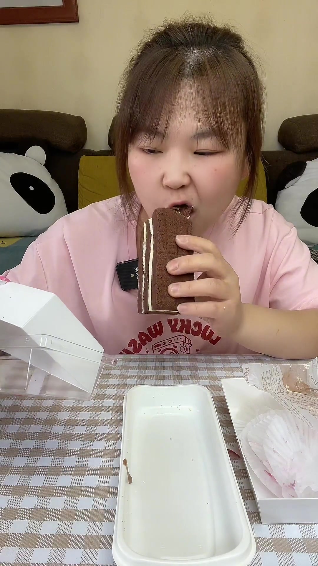 今日品尝711甜品