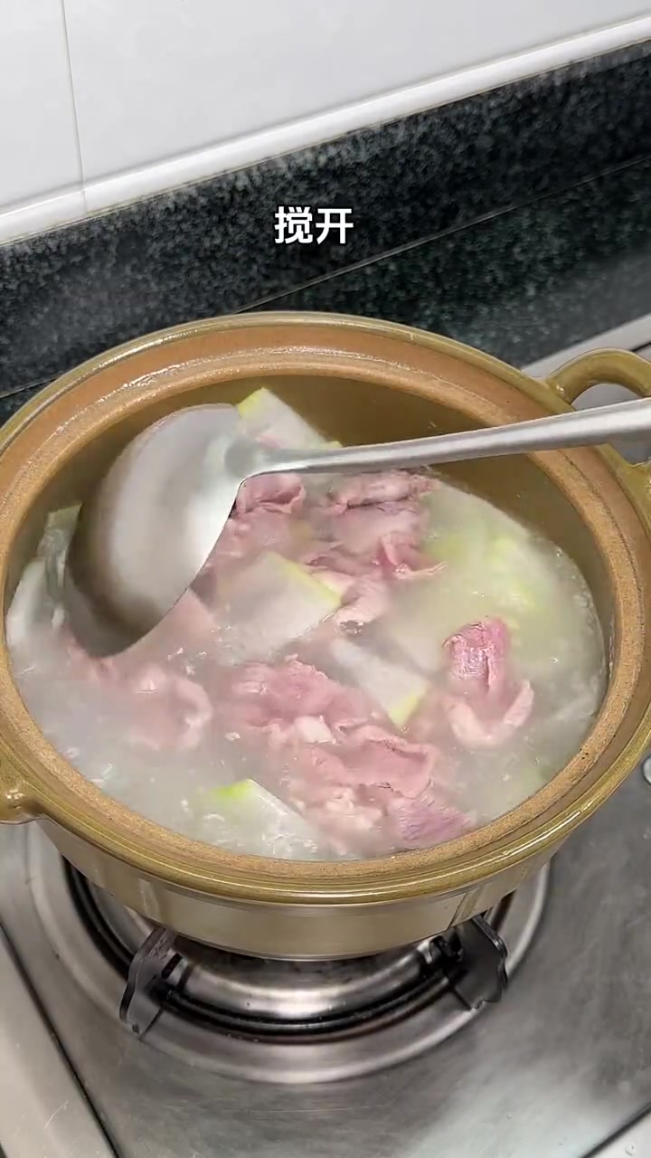 沙白冬瓜汤,夏天久喝不腻,一口超鲜!