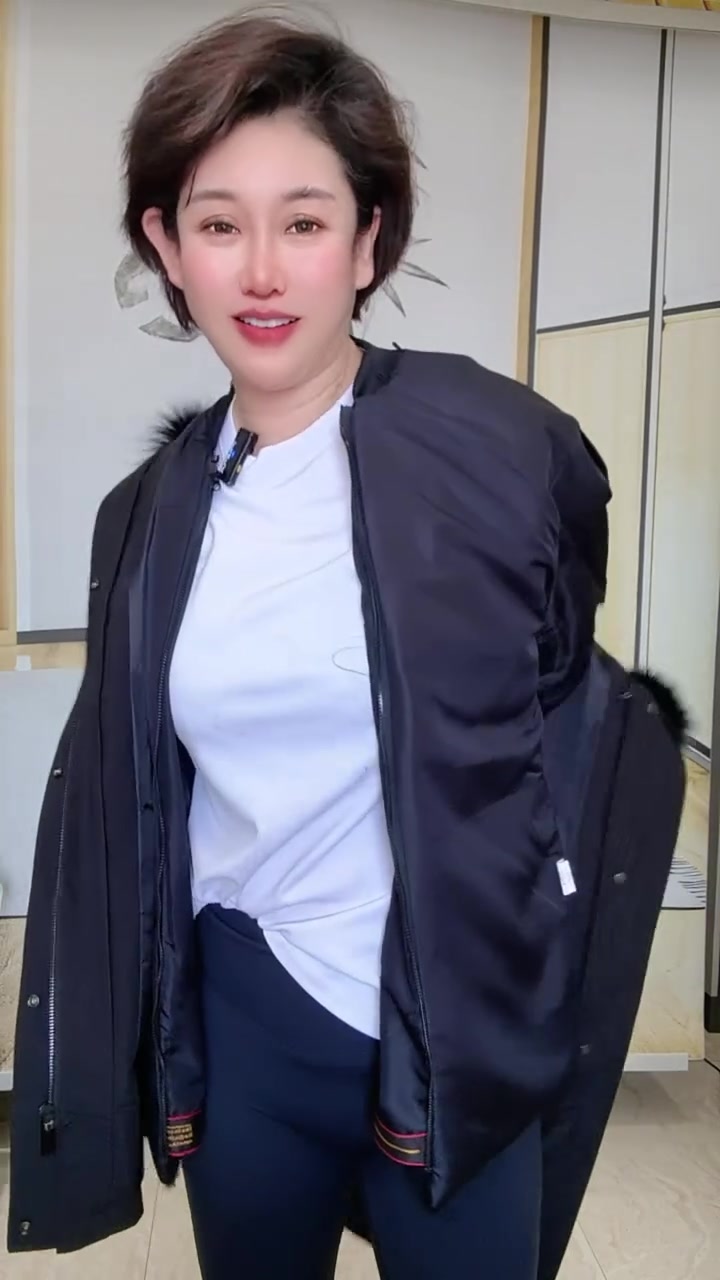 皮毛一体派克服 白菜价