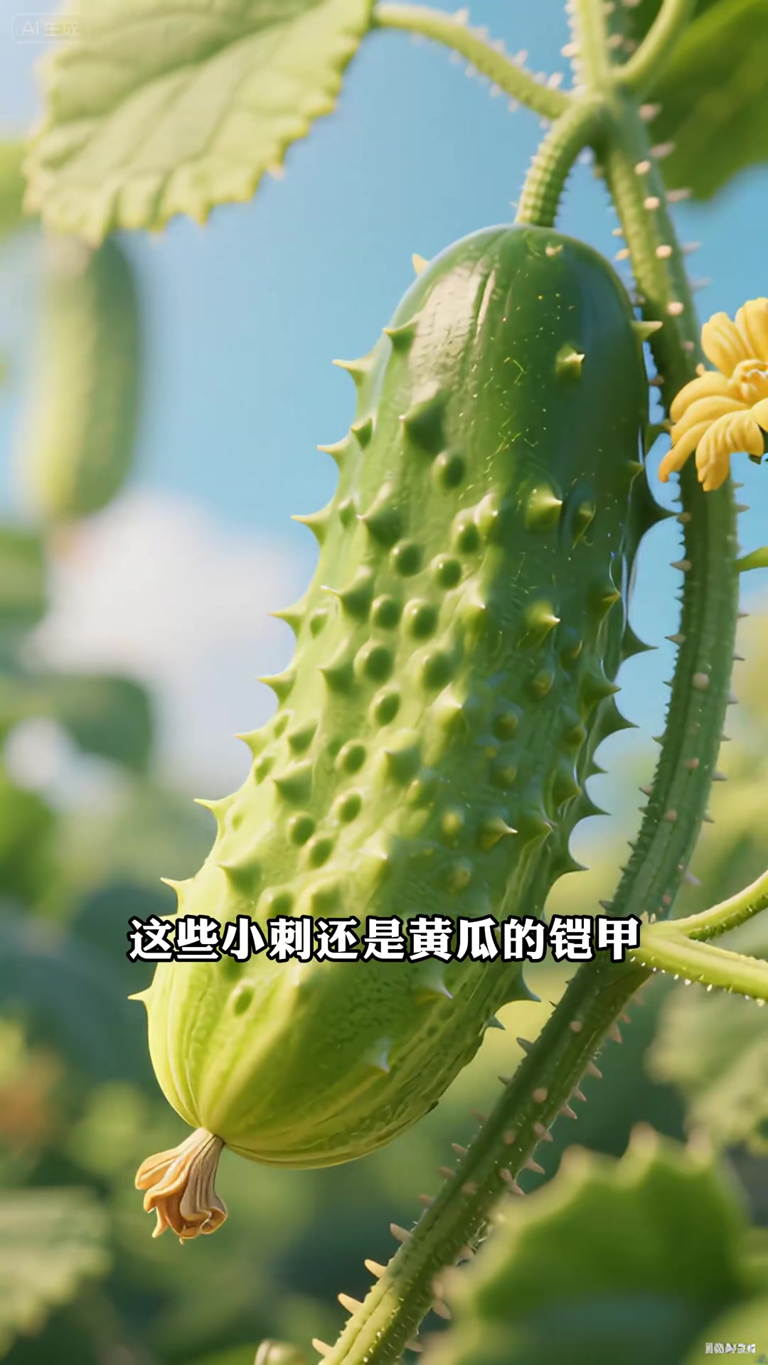 少儿科普百科,为什么黄瓜会长刺呢?
