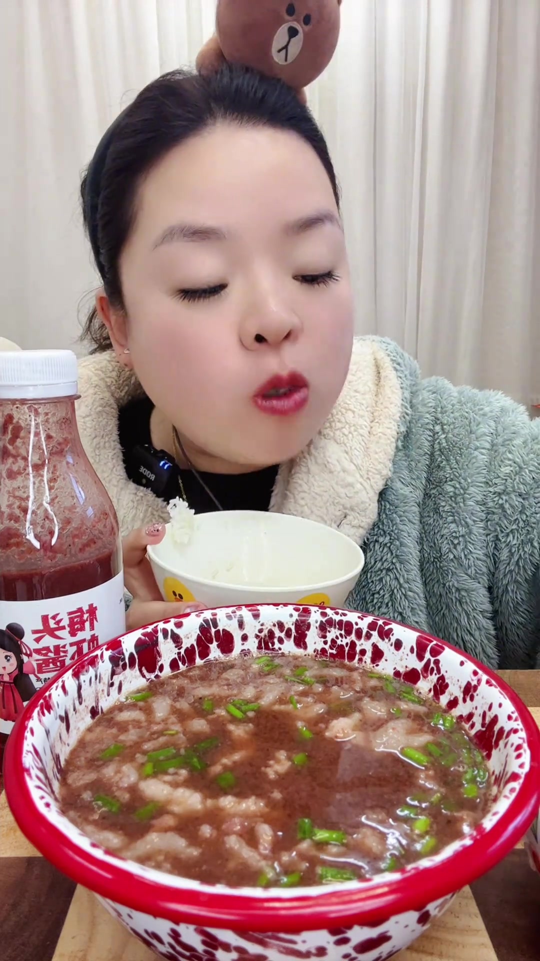 温州黑暗料理!眉头虾酱肉末汤,超下饭!