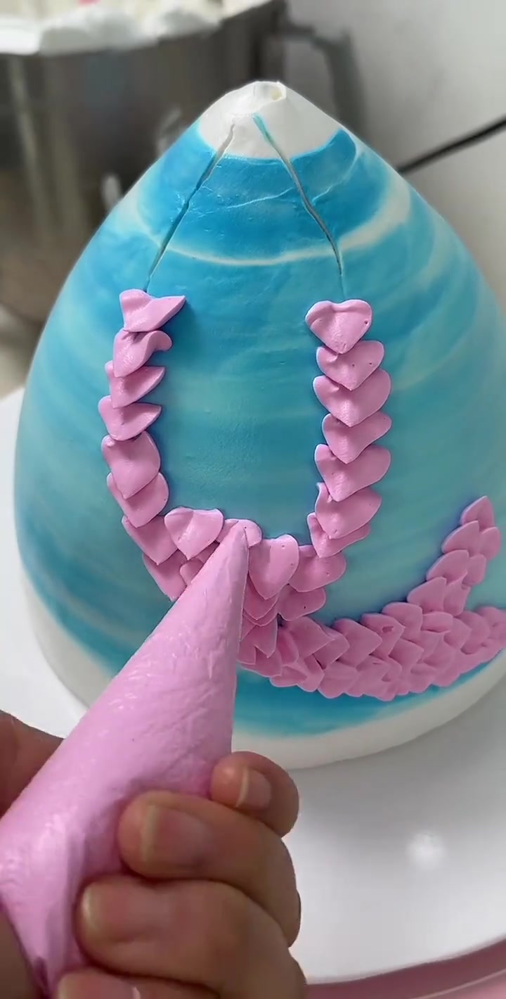 美人鱼蛋糕制作教程