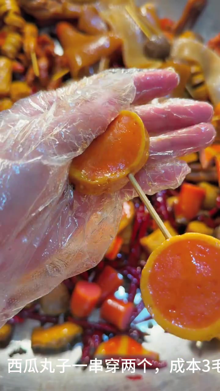 鲁味一元一串菜品揭秘,看看成本有多低!