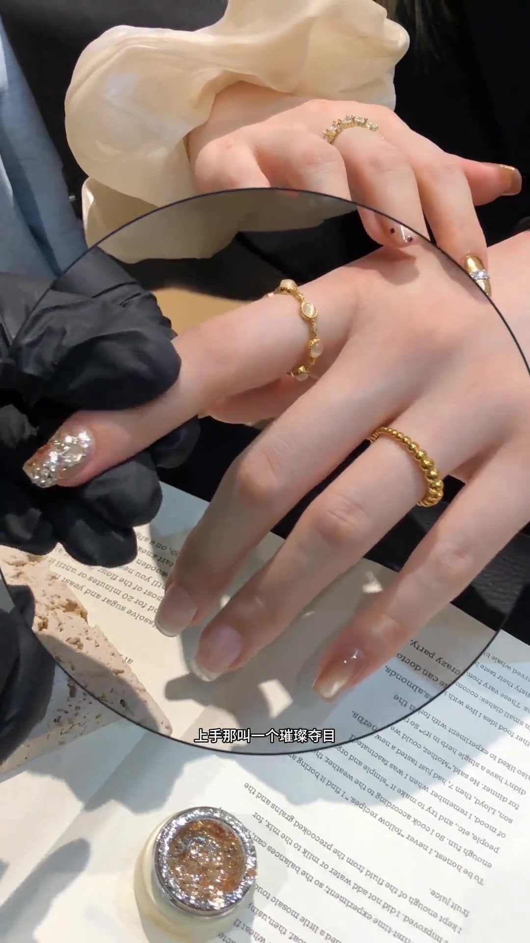 伸手就是人间富贵花,这款美甲太迷人