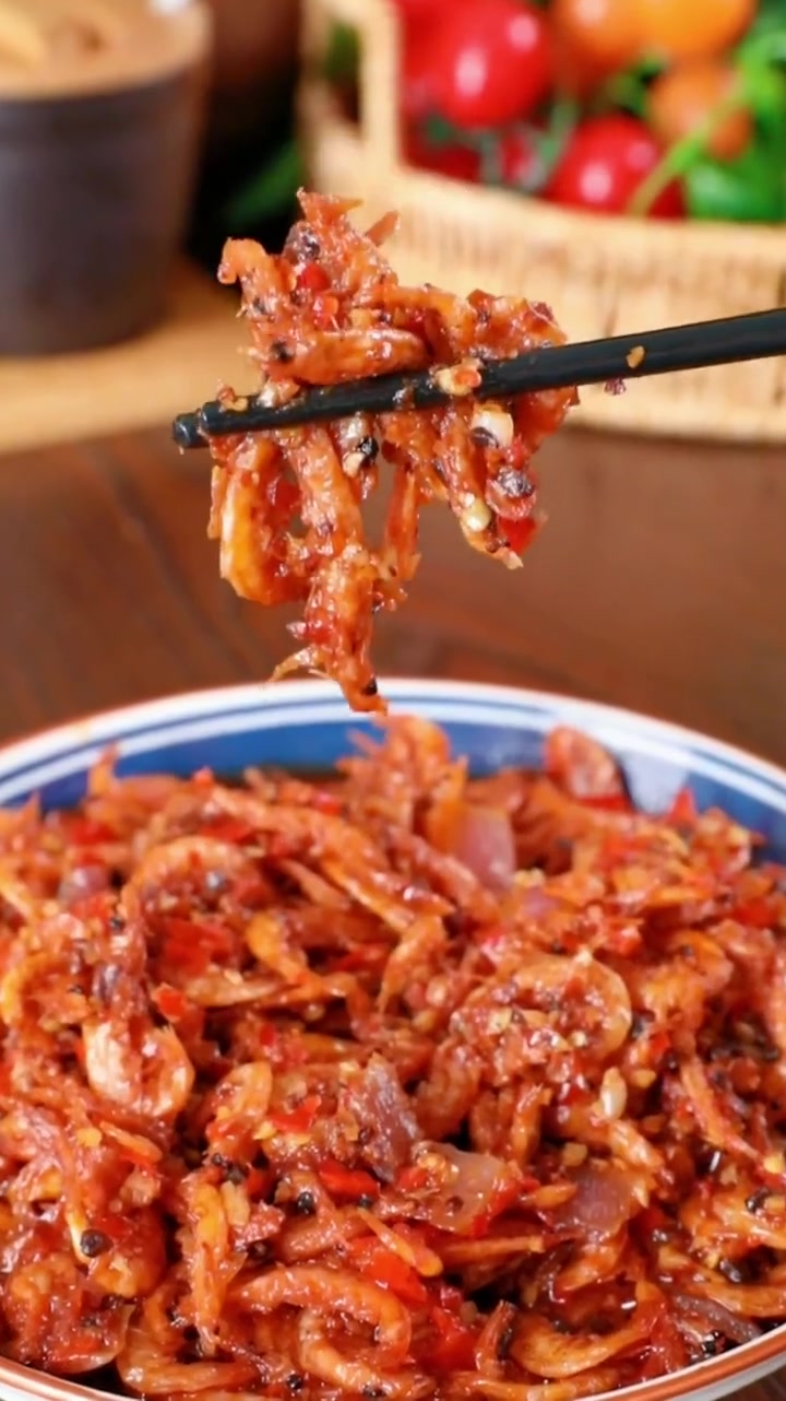 香辣开胃的虾米做法,拌饭拌面超好吃!