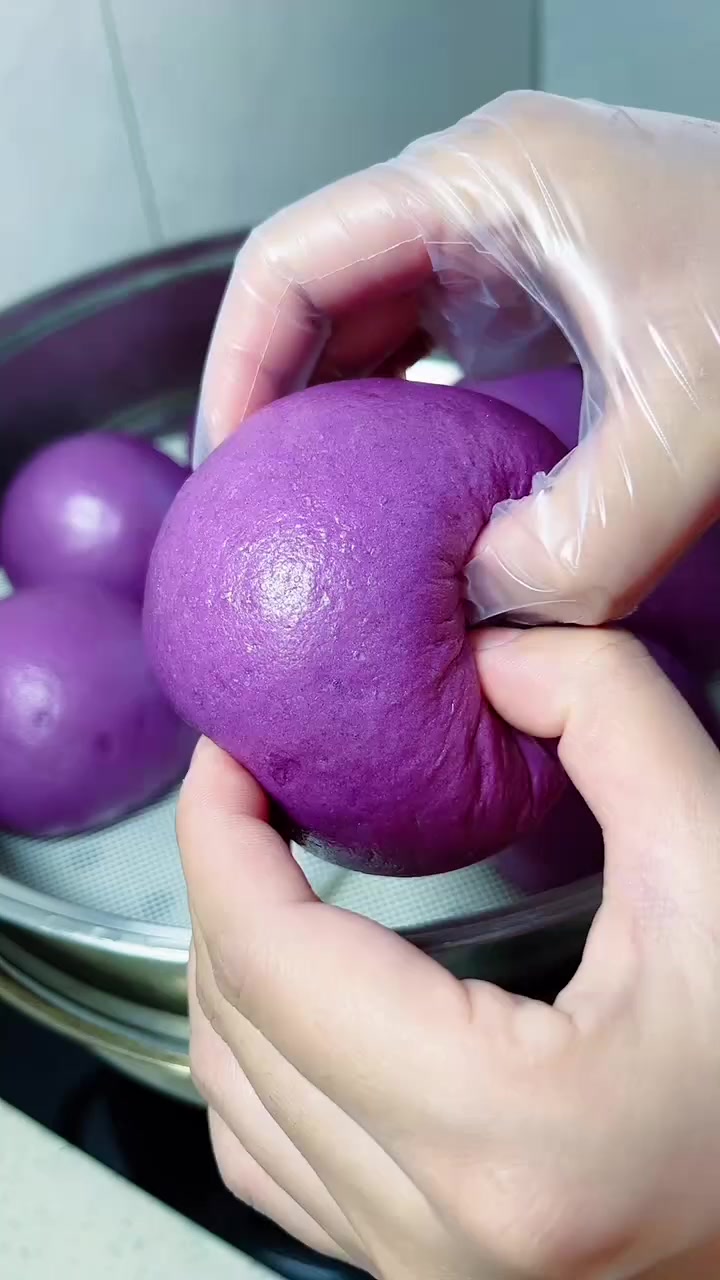 超详细!手把手教你做紫薯馒头,香迷糊了!