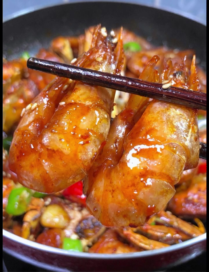 香辣蟹香辣虾,好吃不长肉!