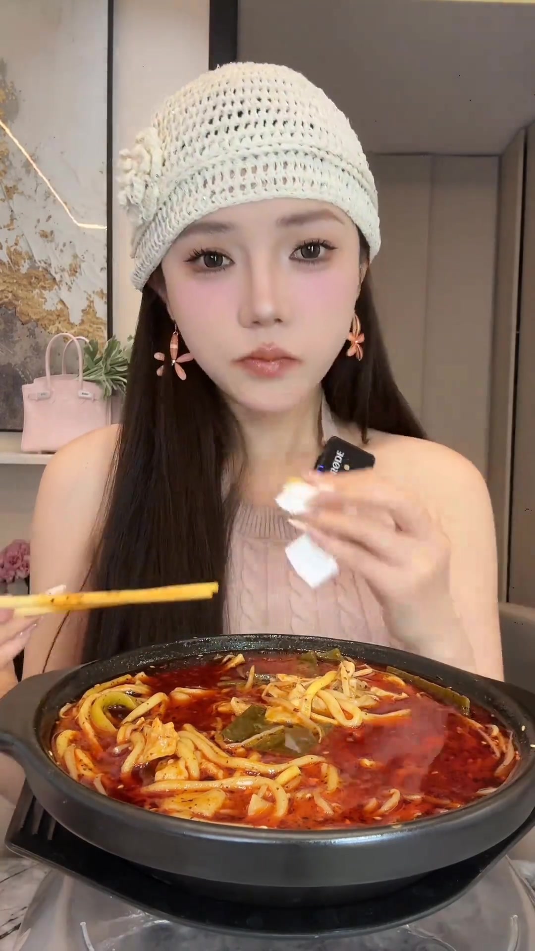 这次红油麻辣烫煮少了,下次直接上大锅