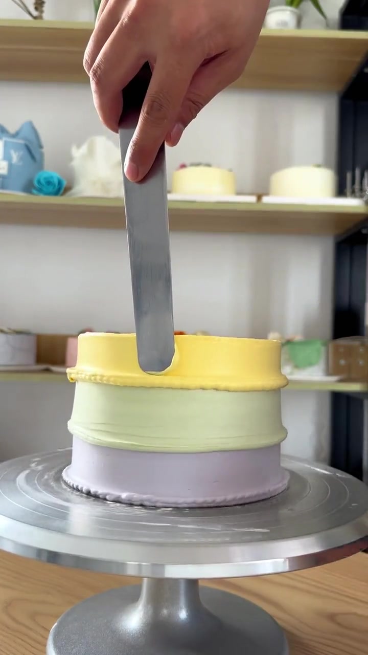 生日蛋糕裱花教程