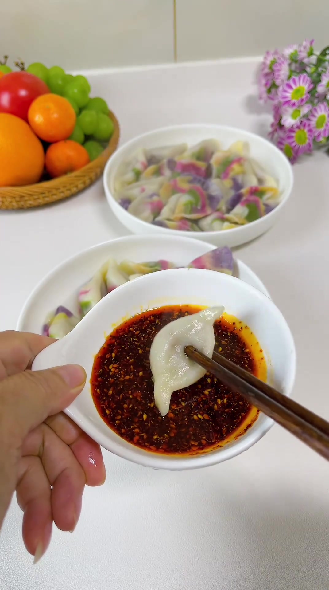 冬至将至,一起来做七彩饺子吧