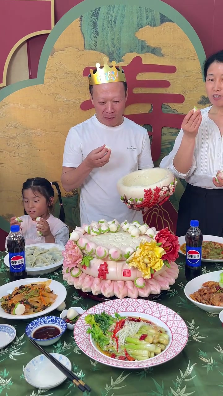 这样的生日花馍简直太棒了