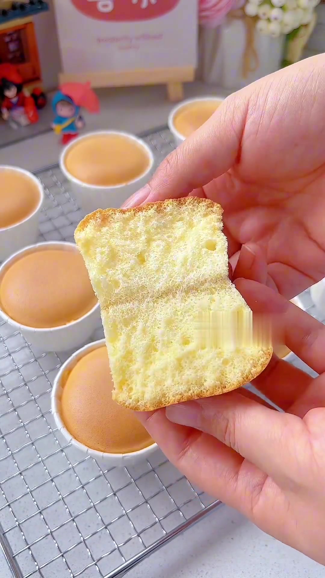 一次成功的纸杯蛋糕,简单还不开裂不回缩