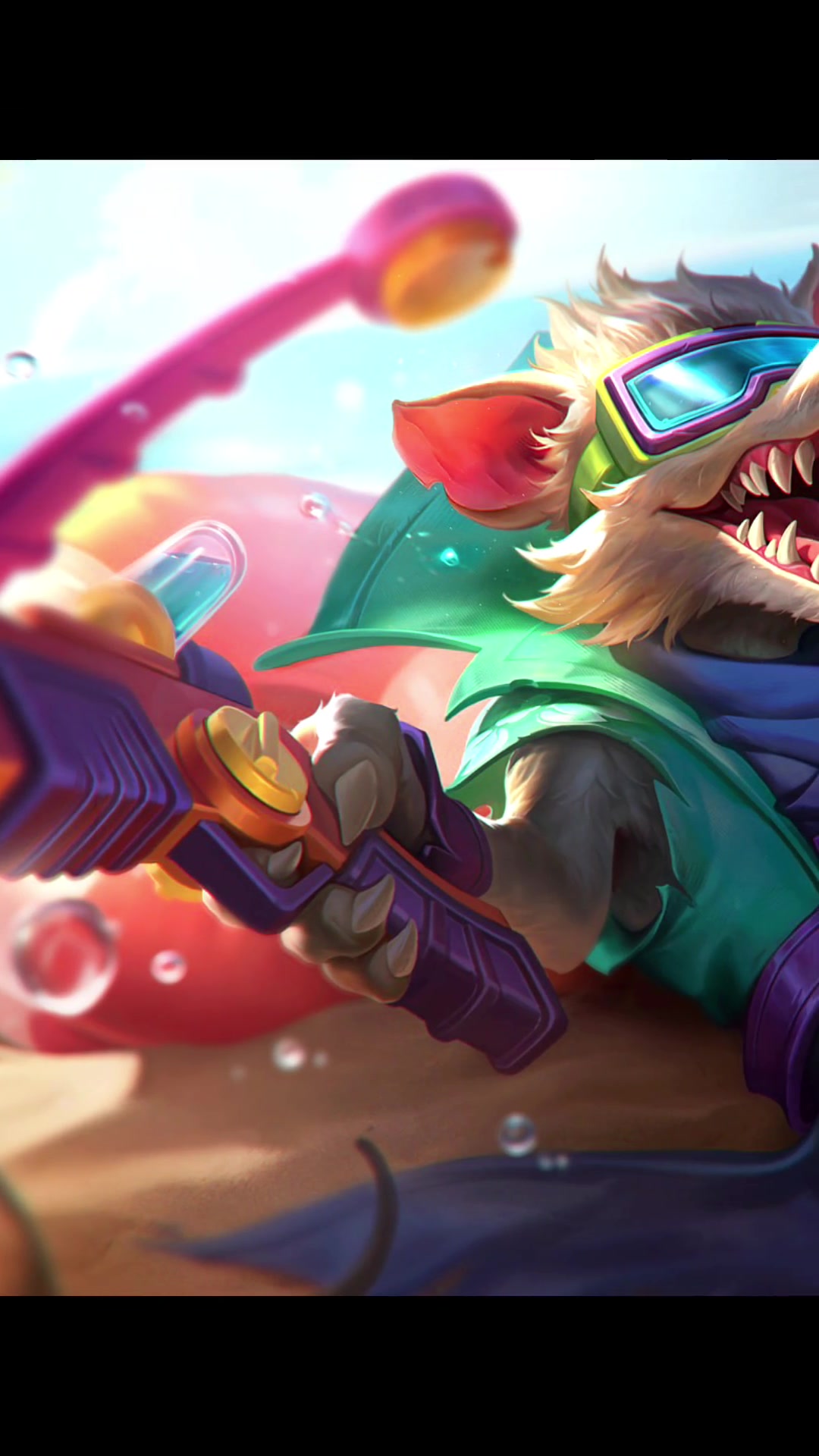 惬意鼠鼠！「泳池派对老鼠」皮肤原画曝光！