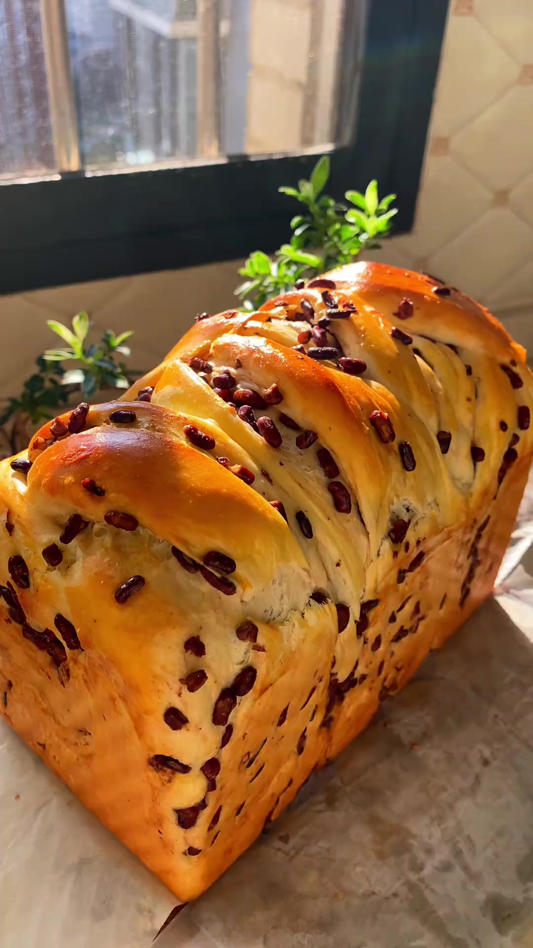 别买面包店吐司啦！自制蜜豆吐司超香超好吃！