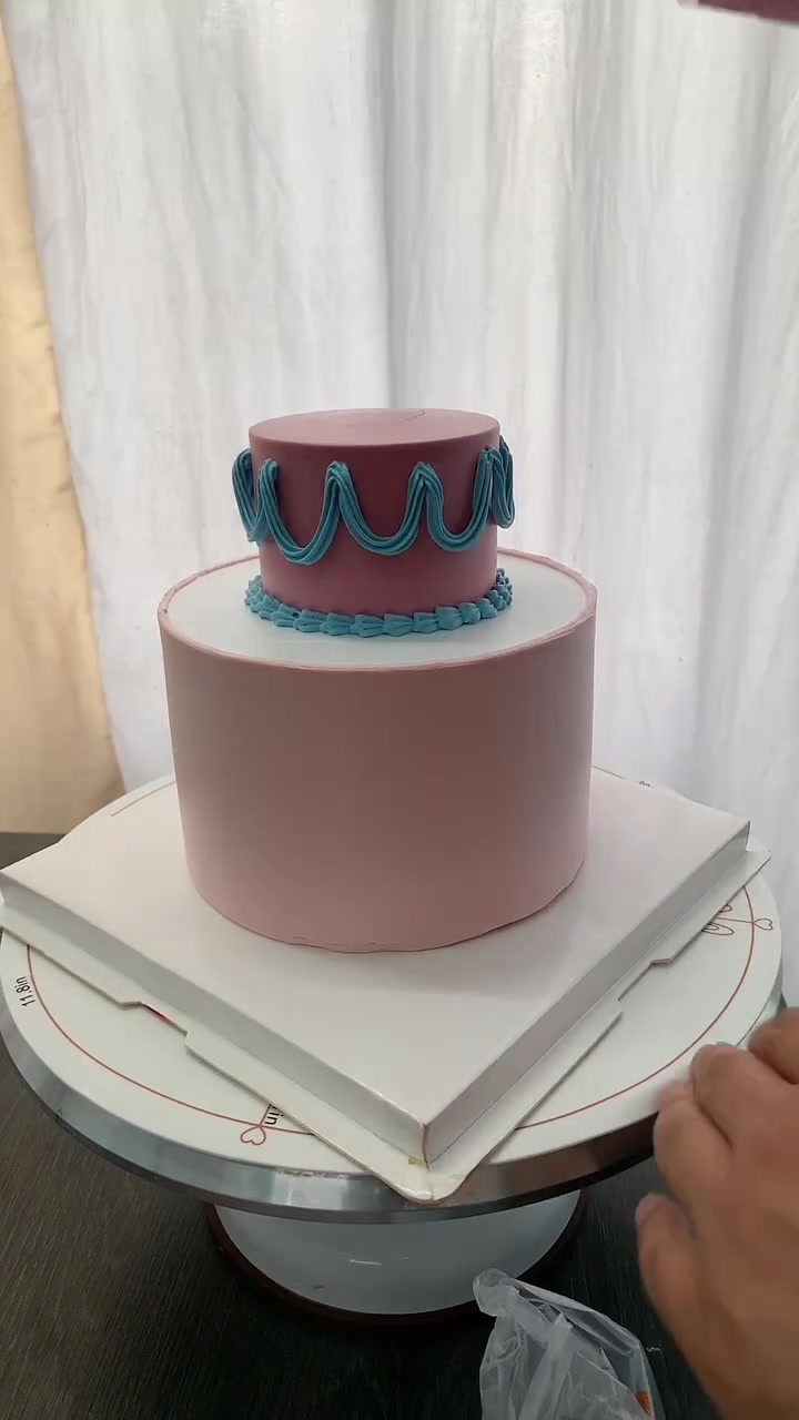 卡通双层蛋糕制作