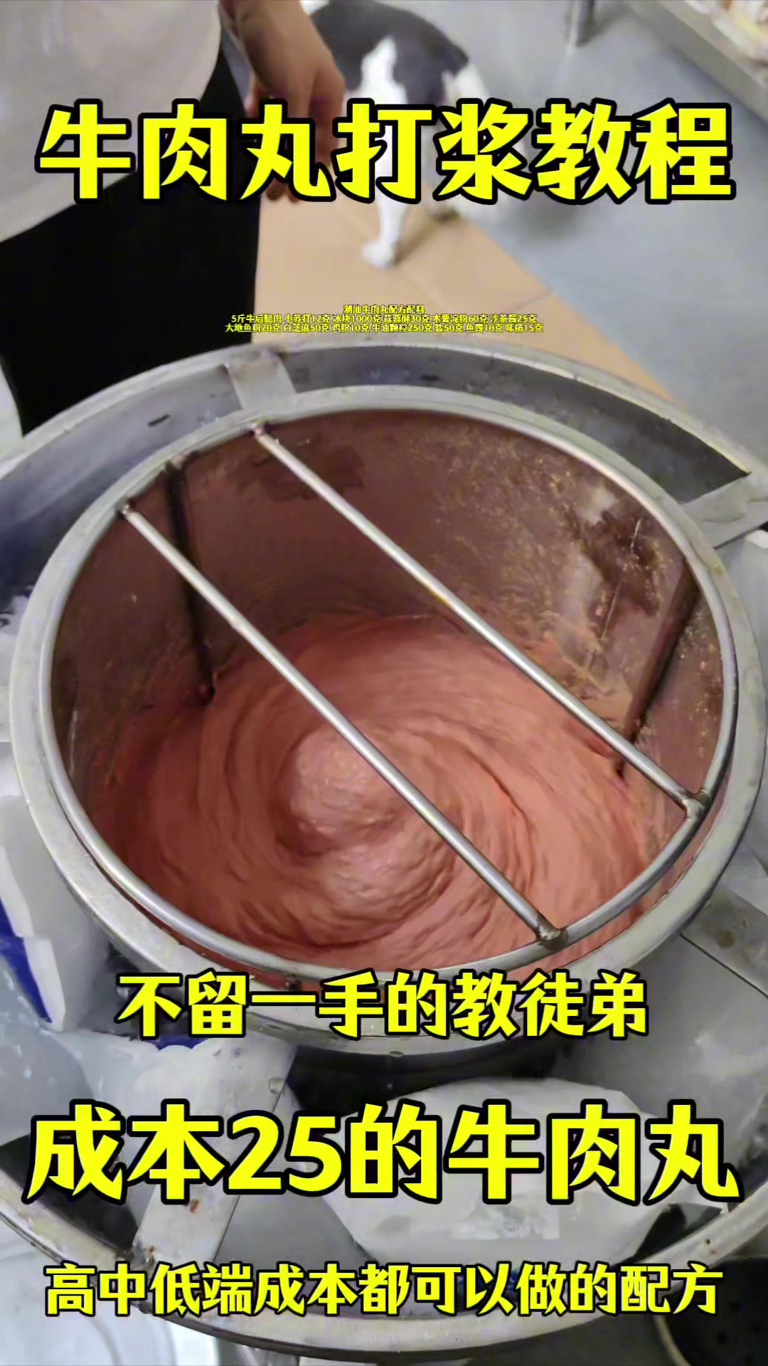 潮汕牛肉丸制作教程
