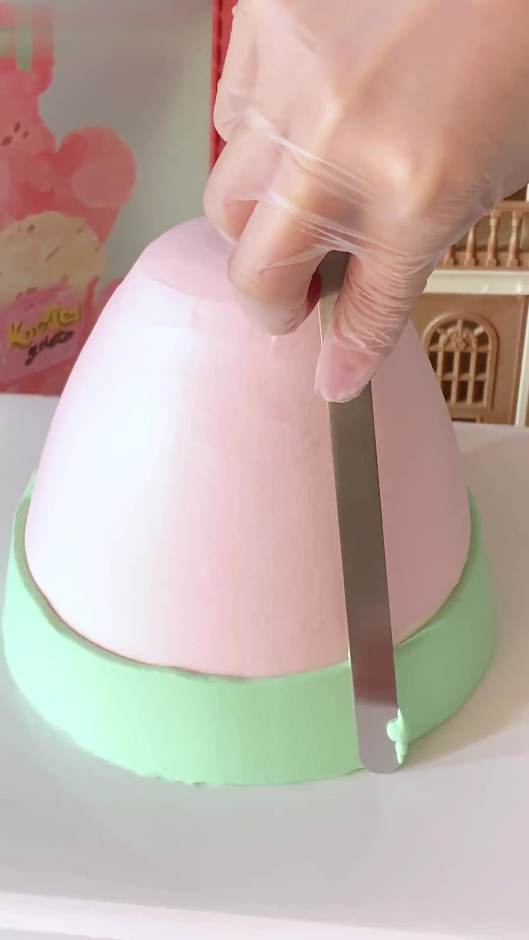 蛋糕制作/6寸派大星蛋糕