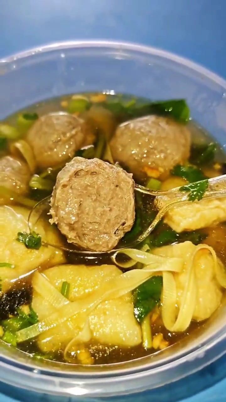 正宗潮汕手打牛肉丸,真手打哎,超级鲜!