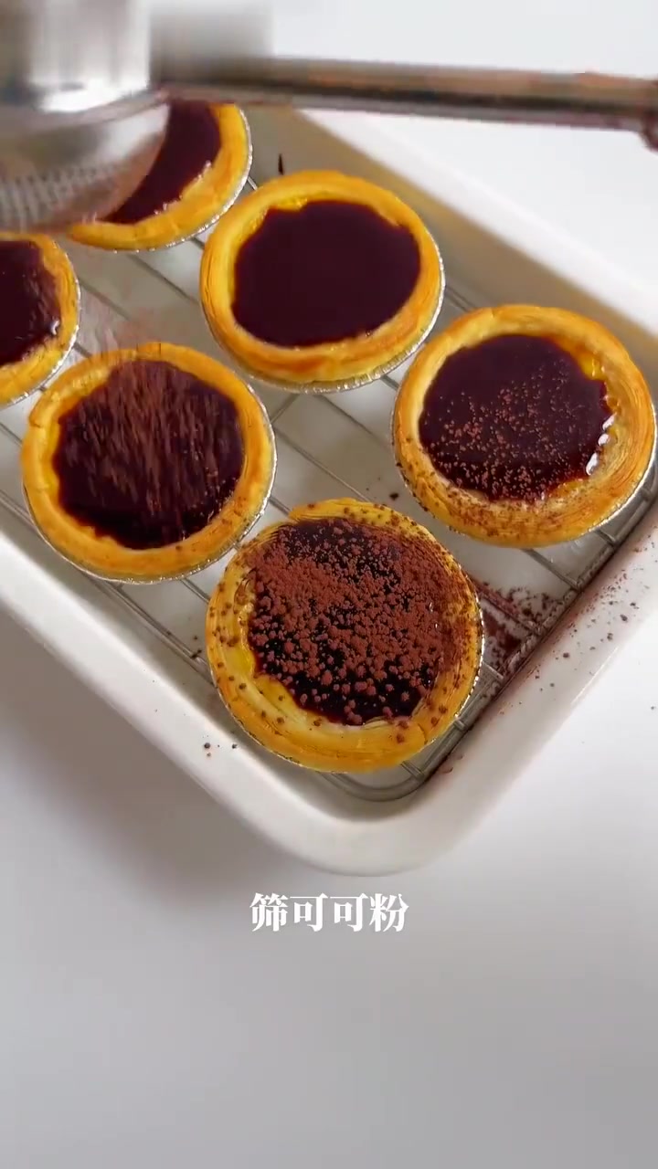 爆浆流心蛋挞,巧克力脑袋别错过!