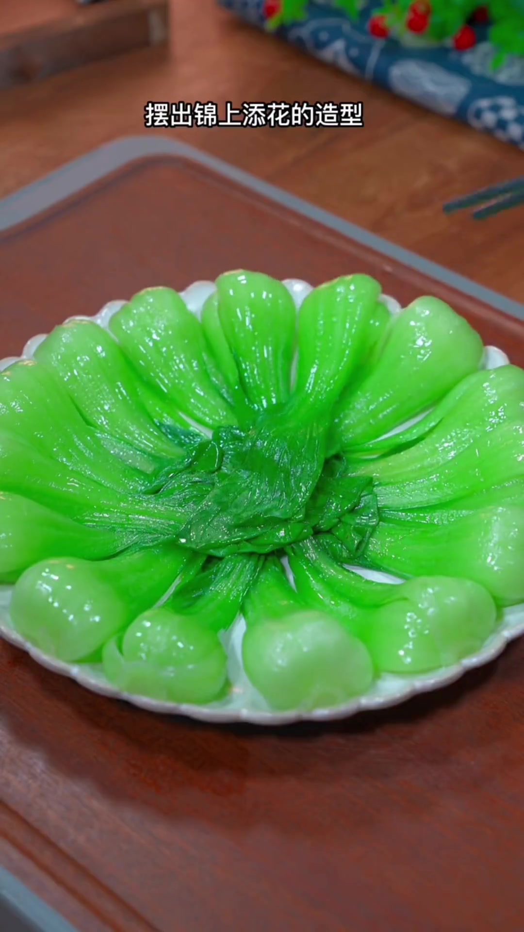 饭店味道香菇炒青菜做法，简单到惊掉下巴！